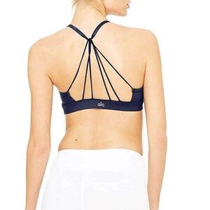 ALO Yoga Women's Green  Strappy Sports Bra